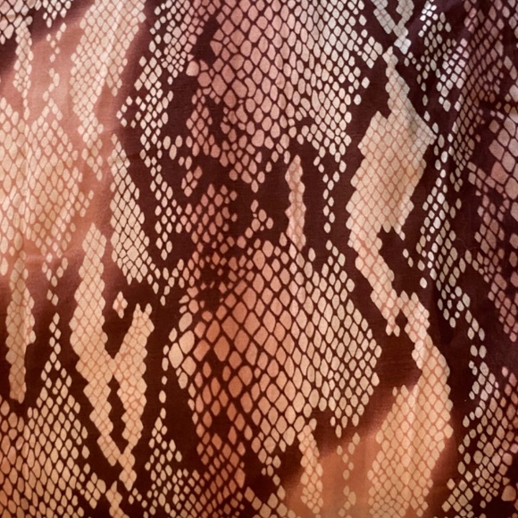 New! Current/Elliott The Carmel Dress in Peach Whip Python NWT 33496 - Picture 15 of 16